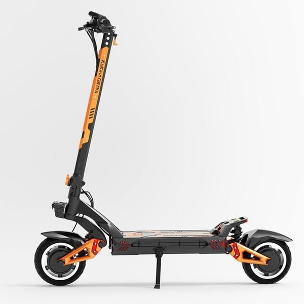 KuKirin G3 Pro - Sammenklappelig Elektrisk Scooter - Motor 1200W*2 - Batteri 52V 23.4Ah - Dæk 10" - Rækkevidde 80km - Skivebremse