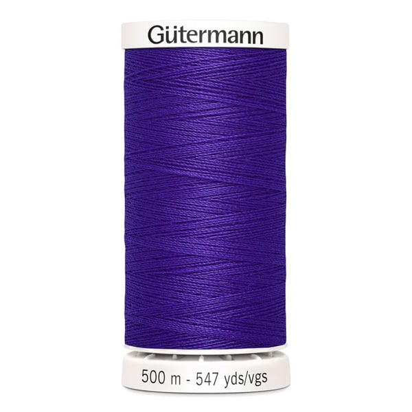Fil allt textil 100% polyester 5 spolar om 500m 701920 - Att 810 - indigo