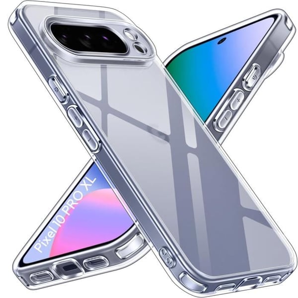 Coque - PHONILLICO - Google Pixel 10 Pro XL - Silikon Gel TPU - Transparent - Ultra Tunn Coque - PHONILLICO - Google Pixel 10 Pro XL - Silikon Gel TPU - Transparent - Ultra Tunn