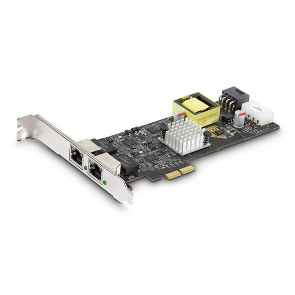 Startech.Com Nätverkskort 2.5GbE PoE+ 2 Portar PCI Express Intel I225-V