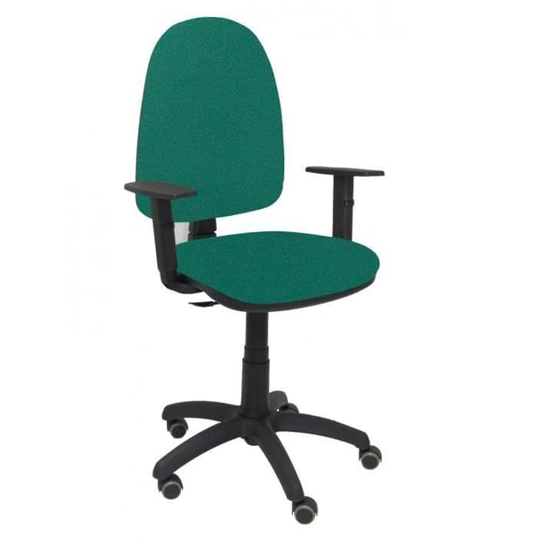 Modell 04CPBALI456B10RP Ergonomisk kontorsstol med permanent kontaktmekanism, höjdjusterbar och parketthjul