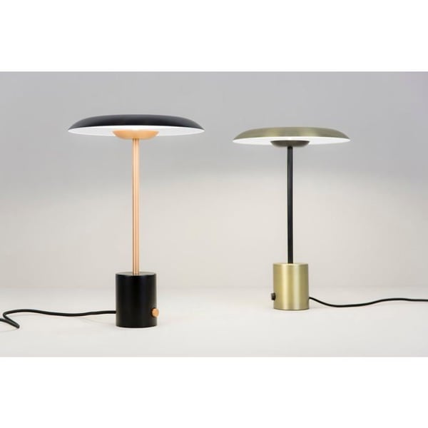 Bordslampa - FARO BARCELONA - HOSHI - Inbyggd LED 12W - Dimmer - Svart/Guld