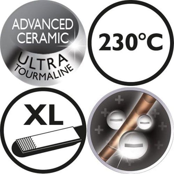 Plattång - Remington - S7710 Pro-Ion - Ionteknologi - Keramisk beläggning - Anti-frizz
