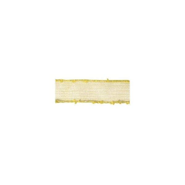 Rayher - Organza band Gult 10 mm per meter