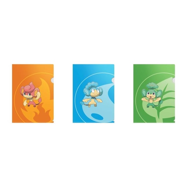 Ultra Pro - Pokémon JCC - Set med 3 turneringspärmar med Flamajou, Feuillajou och Flotajou - UK