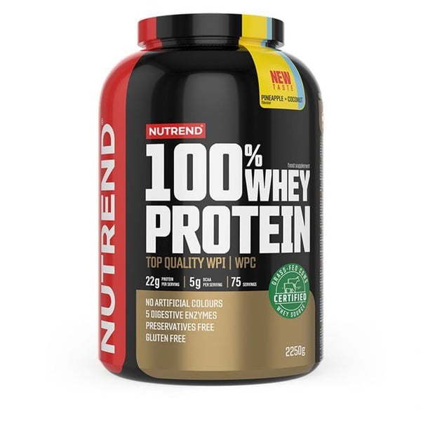 Nutrend 100% Whey Protein 2250 g, ananas kokos