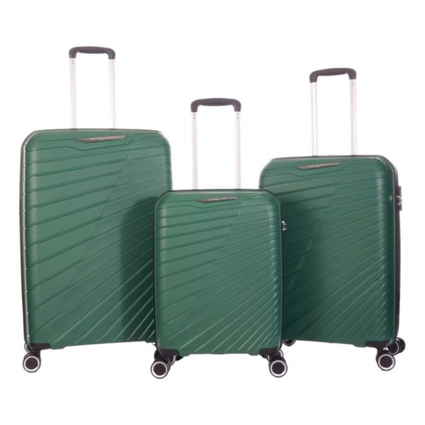 Lot om 3 resväskor i polypropylen "Travel Light" - LYS Paris 2500/3