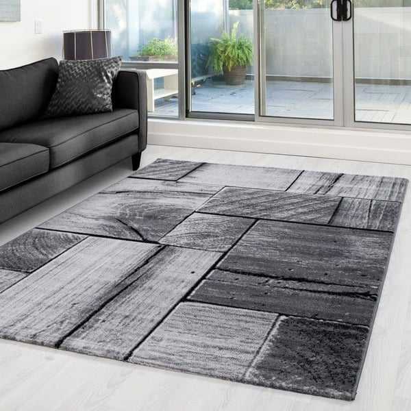 Modern och designmatta PARMA 9260 Svart (160x230 cm)