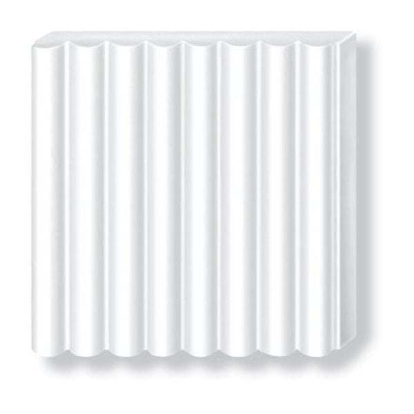 Fimo polymerlera - Effekt Genomskinlig - Vit 815 - 57 g - Blir hård i ugnen