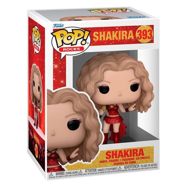 Vinylfigur - Funko - Shakira POP! Rocks - Metallic - Super Bowl - 9 cm