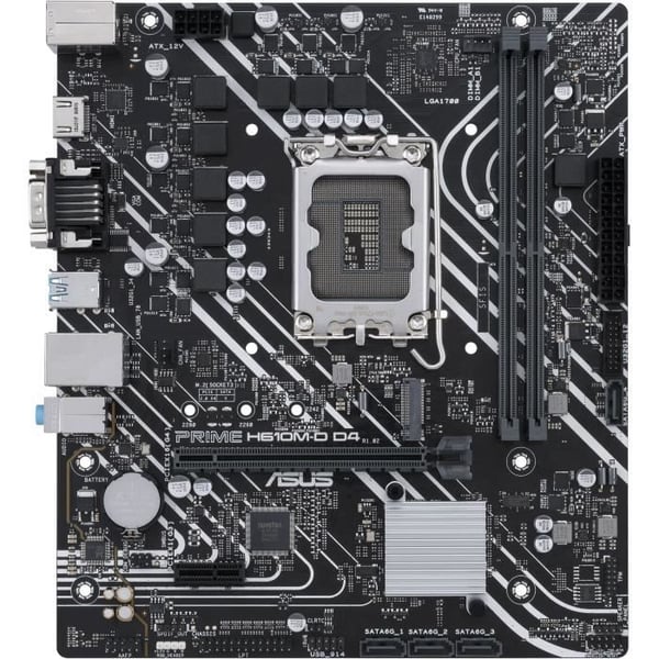 Moderkort - ASUS - PRIME H610M-D D4 - Intel H610 LGA 1700 micro ATX
