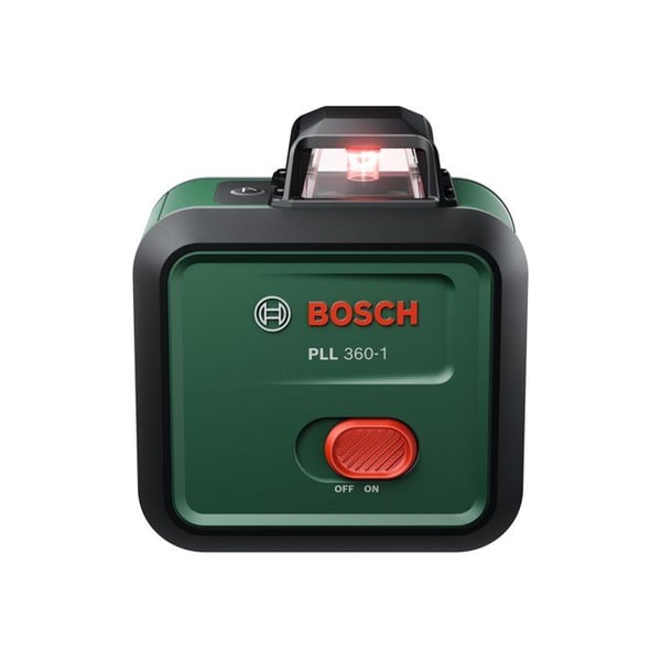 Laserlinjer BOSCH - PLL 360-1 - Med stativ TT120, ett skyddande fodral, en bruksanvisning och batterier