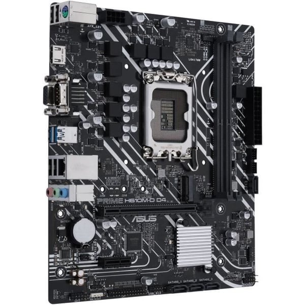 Moderkort - ASUS - PRIME H610M-D D4 - Intel H610 LGA 1700 micro ATX