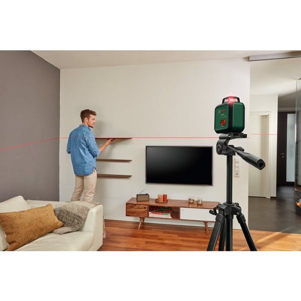 Laserlinjer BOSCH - PLL 360-1 - Med stativ TT120, ett skyddande fodral, en bruksanvisning och batterier