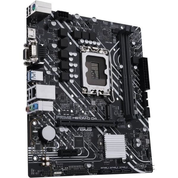 Moderkort - ASUS - PRIME H610M-D D4 - Intel H610 LGA 1700 micro ATX