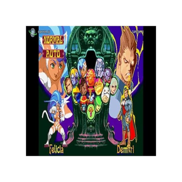 Videospel - CAPCOM - Capcom Fighting Collection - Antologi med 10 titlar - Darkstalkers komplett - Onlinespel
