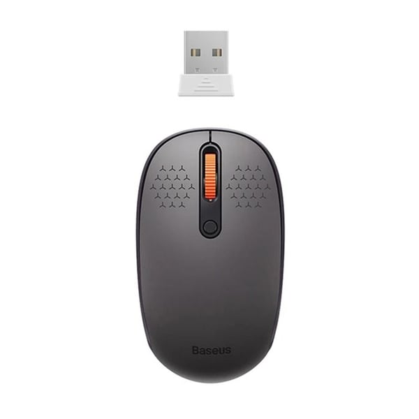 Trådlös mus - BASEUS - F01B - Bluetooth 5.0 - 2.4G - 1600 DPI - Gryssgallerad