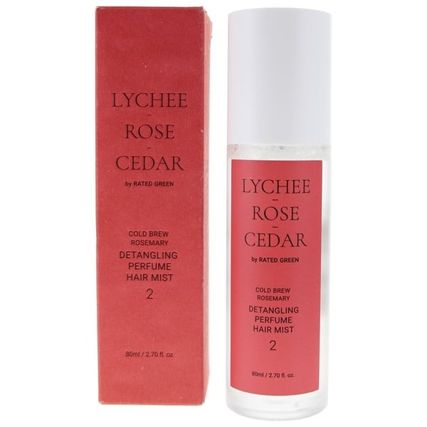 Betygsatt Grön Hårmist med Rosmarin & Litchi 80 ML