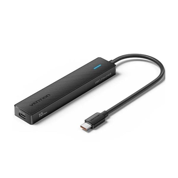 USB-hub - VENTION - CHYBB - 4 portar - USB 3.2 - 10 Gbps - Kompakt design