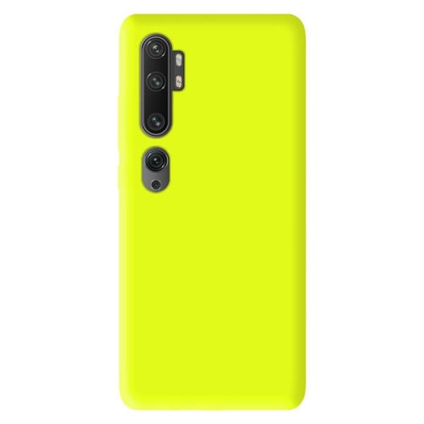 Gul silikonfodral - Kompatibel med Xiaomi Mi Note 10