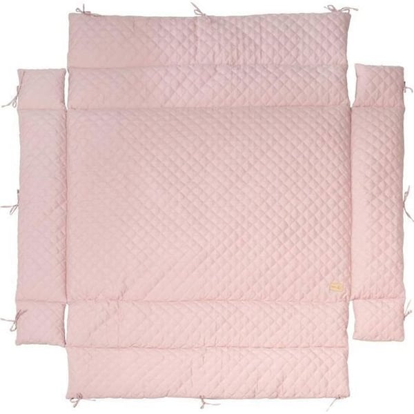 Bäddmatta för Bebisar Roba Style - Parkeringsstaket 75 x 100 till 100 x 100 cm - Mjuk och Vattentålig - Rosa / Lila