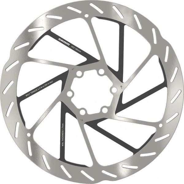 Bremse skive - Sram - HS2 - 200mm - 6 Huller - Rundet Kant - MTB