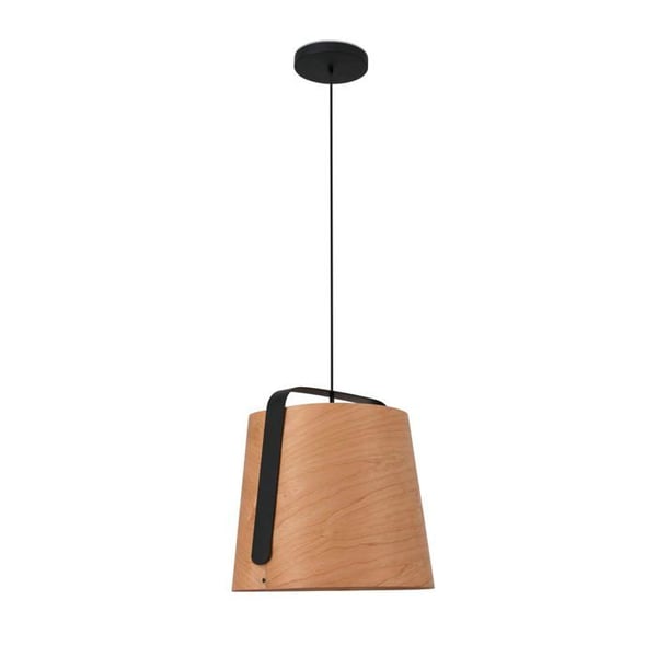 Hängande lampa - FARO - Stod - Svart trä - Metall - E27 - 20W