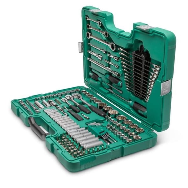 Nøgle med klik - SATA - ST09510SJ - Sæt af 150 - Vendbare klik - Termoplastisk etui