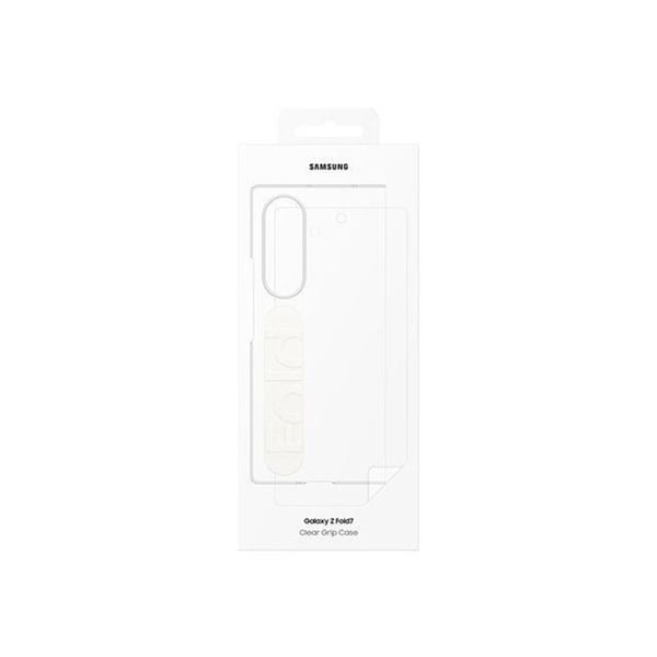 Coque og etui til Samsung mobiltelefon Pack med rem Transparent og film til Galaxy Z Fold 7