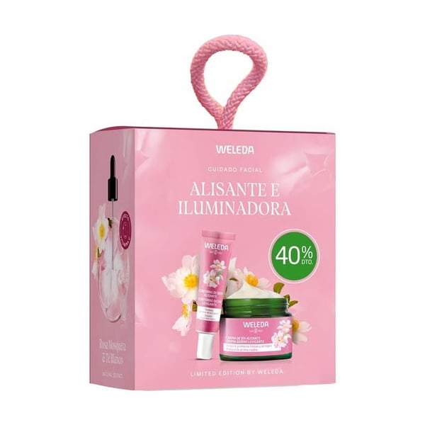 WELEDA - Presentförpackning för utjämnande ögonkontur + dagkräm 12ml + 40ml