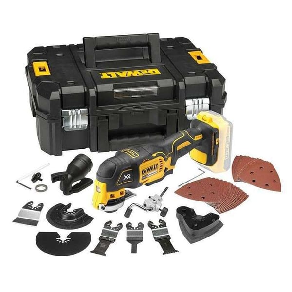 Multi-cutter DEWALT - DCS355NT - 18V - T-STAK-fodral - 32 tillbehör - Borstlös motor