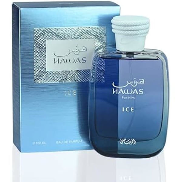 Eau de Parfum - RASASI - Hawas Ice - 100 ML - Koncentration: Eau de parfum - Elegant fräschhet Eau de Parfum - RASASI - Hawas Ice - 100 ML - Koncentration: Eau de parfum - Elegant fräschhet