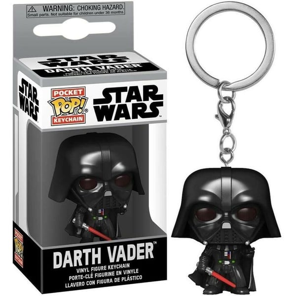 Figur samtalsnyckelring - FUNKO - Star W Classics - Darth Vader - Vinyl - Svart - Barn