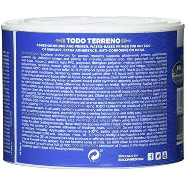 Specialfärg - AGUAPLAST BEISSIER - Todo Terreno - Akryl - Vit - 375ml