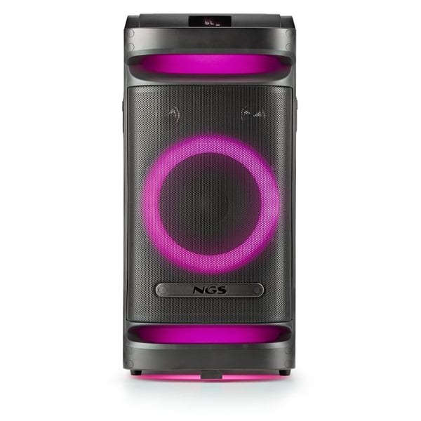 NGS WILD SPACE 1: 900W festhögtalare BT/TWS, USB/AUX, LED, vagn, 6h batteri.