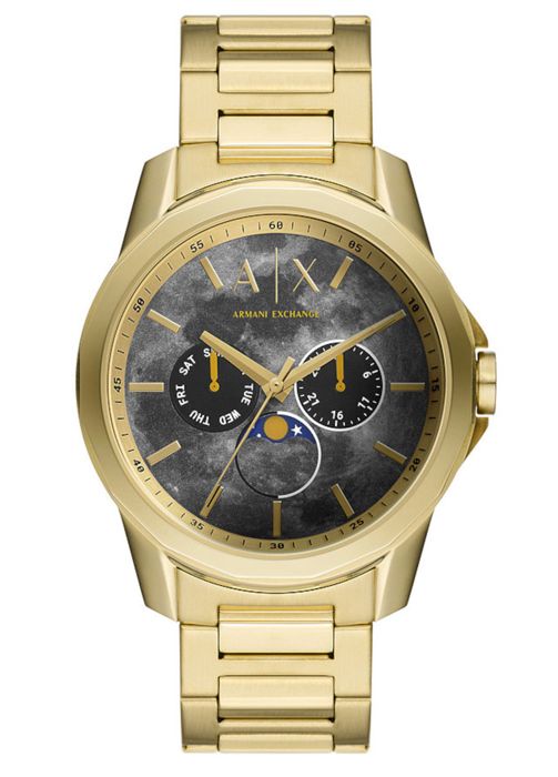 Armani Exchange herrklocka - AX1737 - Guld rostfritt stål - 44 mm - 5 bar