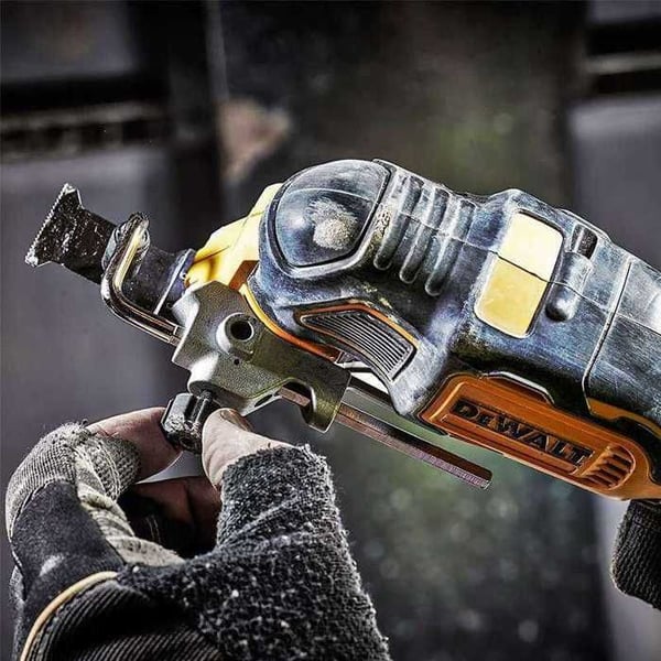Multi-cutter DEWALT - DCS355NT - 18V - T-STAK-fodral - 32 tillbehör - Borstlös motor