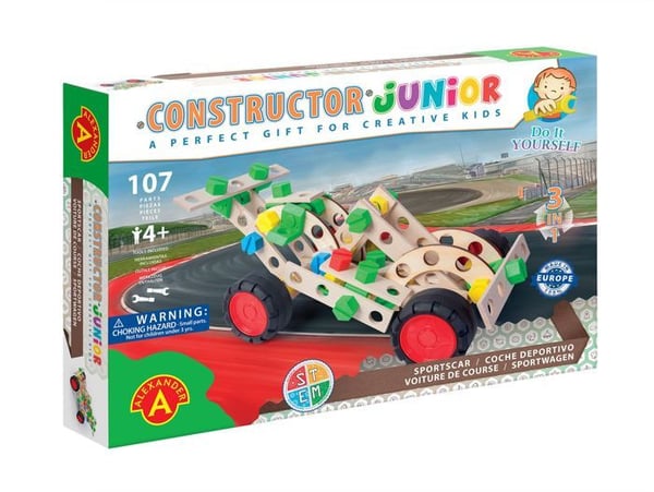 Alexander Toys - Constructor Junior 3x1 - Racingbil