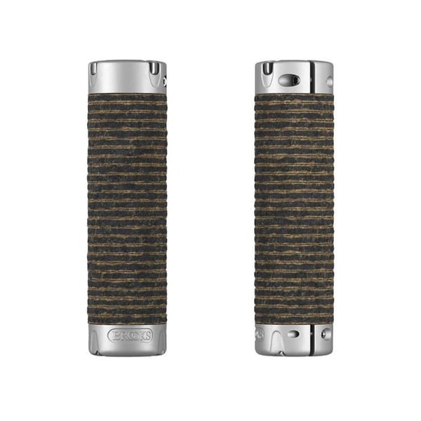 Handtag och Bar-ends Brooks BLG2LL0A27202 - Plump Läderhandtag (130+130mm) - Svart