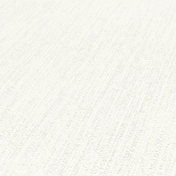 A.S. Creation Il Decoro 366881 non-vävd tapet enfärgad 0,53 m x 10,05 m vit