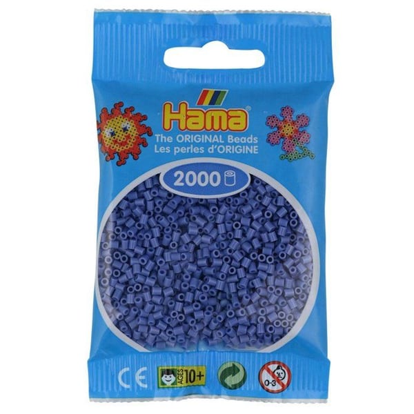 Hama - 2 000 mini pärlor (små pärlor Ø2,5 mm) lavendel