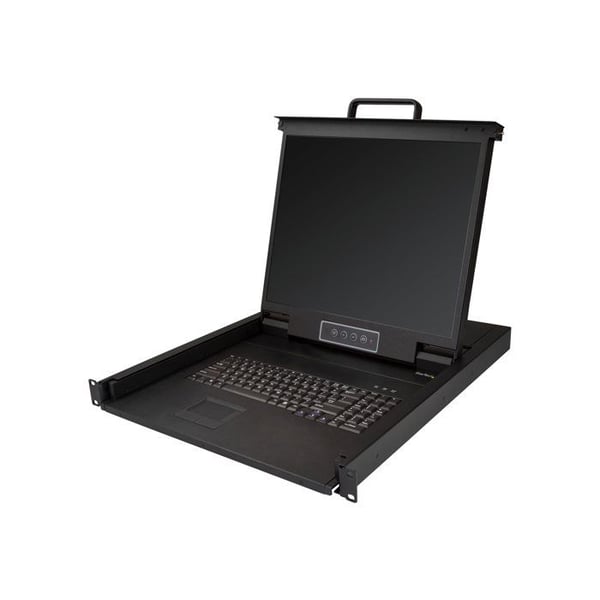 Konsol LCD 19" - STARTECH - 1U - Amerikanskt tangentbord - VGA-gränssnitt - KVM-kabel inkluderad
