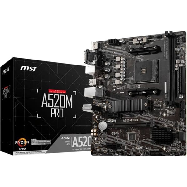 Moderkort - MSI - A520M PRO