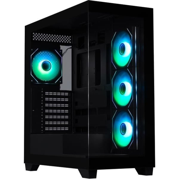 PC Hölje - BITFENIX - CETO Premium Edition - Mellanhöjd - ATX - Svart - Härdat glas - USB-C och A-RGB