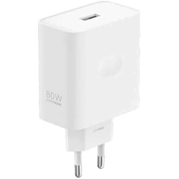 Laddare - OPPO - SUPERVOOC 80 W - Vit - Snabbladdning - Förbättrad säkerhet