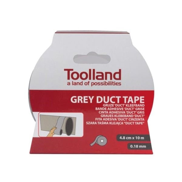 Tejp - PEREL - Duct - 4,8 cm x 10 m - Hög hållfasthet - Multi-användning