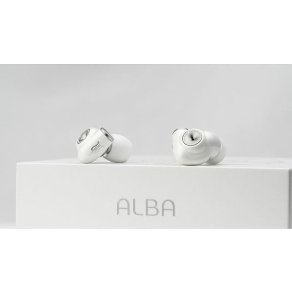 In-ear hörlurar Meze Audio ALBA Pearl White USB-C