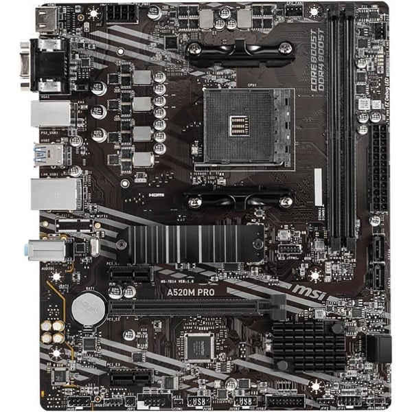 Moderkort - MSI - A520M PRO