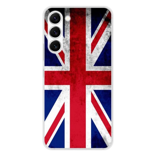 Tryckt silikonfodral som är kompatibelt med Samsung Galaxy S23 Englands flagga