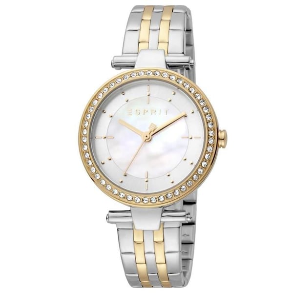 Montre Esprit ES1L153M2055 – Elegant och Nutida, Armband i Silverfärgad Rostfritt Stål, Kvartsrörelse